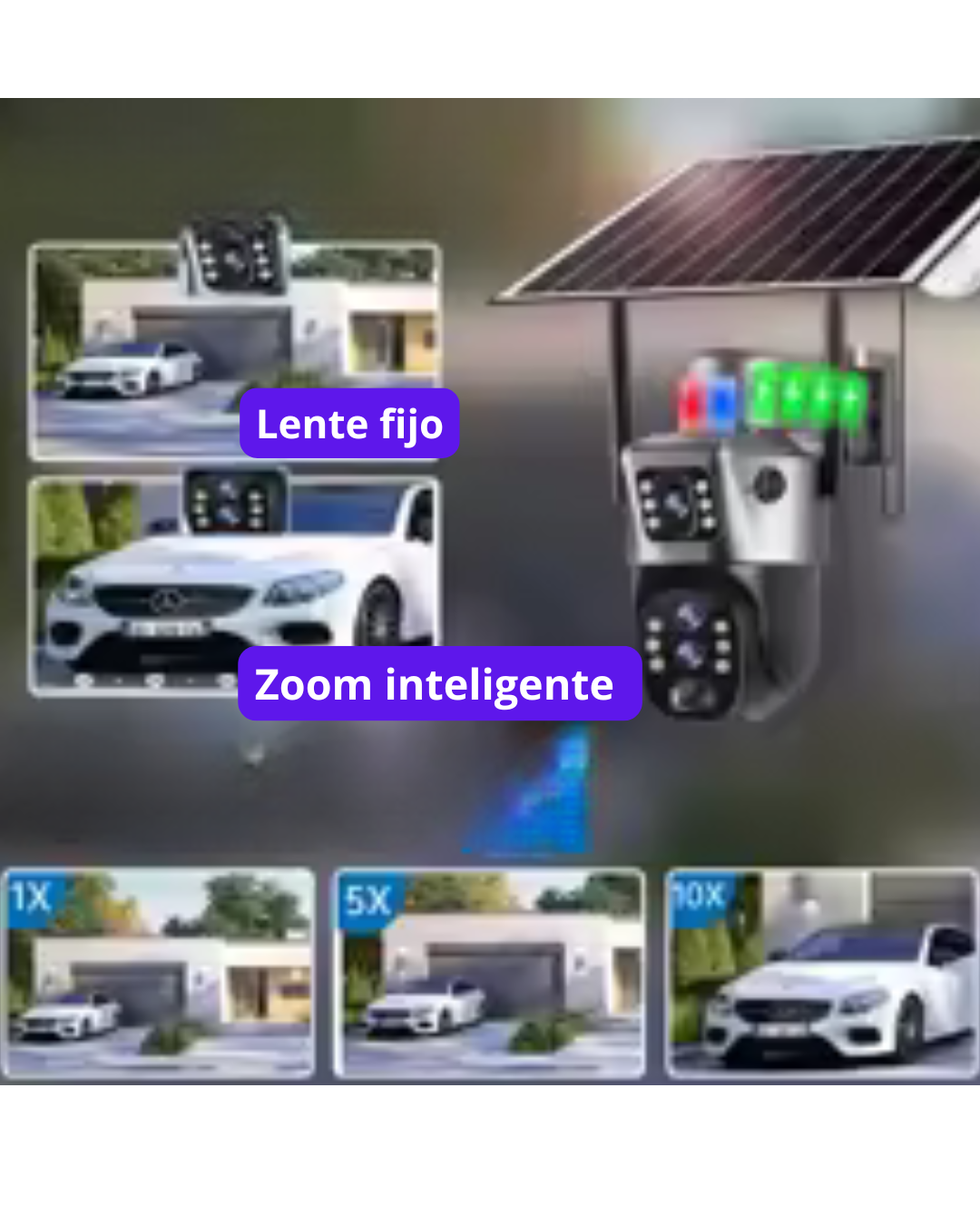 WiFi 4MP Cámara solar de seguridad